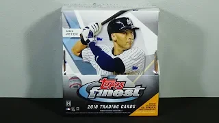 2018 Topps Finest Baseball Hobby Box Break! Awesome!