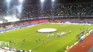 [HD] Napoli - Chelsea CHAMPIONS LEAGUE ANTHEM CRAZY CHANT!