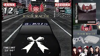 Rage Racer for Sony PlayStation - Class 2 game play