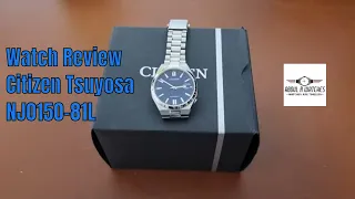 Watch Review ⌚️ Citizen Tsuyosa Blue Integrated Bracelet Watch (NJ0150-81L)