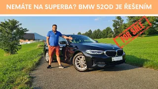 Levnější než srovnatelný Superb! Ojeté BMW 520d xDrive je dostupný luxus.