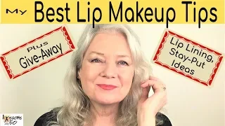 My Best Lip Makeup, Liners, Shaping Tips & Lipstick Giveaway, Women over 50, #5 of 5 Part Series