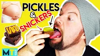 Men Try Tasting Pregnancy Craving Foods