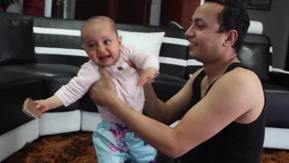 Baby Reacts to Dad Shaving Beard