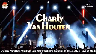 Charly Van Houten kasih surprise penonton live gor segiri samarinda with Cherah Band