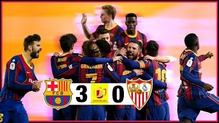 Another Remontada! | Barcelona vs Sevilla 3-0 | Copa Del Rey Semi Final 2020-21