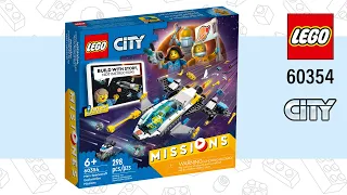 LEGO® City | Mars Spacecraft Exploration Missions (60354)[298 pcs] Speed Build | TBBL