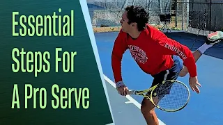 Essential Steps For A Pro-Level Tennis Serve