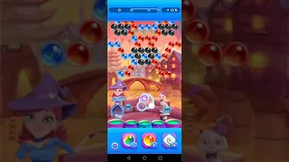 Bubble Witch Saga 2 HARD level 343 3 STARS NO BOOSTERS #bubblewitchsaga2