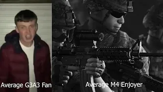 Average G3A3 Fan vs Average M4 Enjoyer