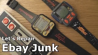 Let's Repair - Ebay Junk - 90's Nintendo Game Watches - Zelda - Starfox