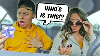 HE FOUND ANOTHER GUYS CONDOM IN MY CAR PRANK!