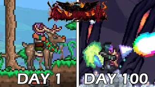 Surviving 100 Days in Terraria's Calamity Mod