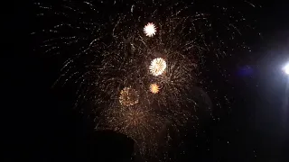 Partito Sant'Alfio Spettacolo pirotecnico ditta La Rosa International Fireworks.