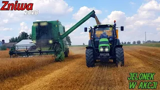 Żniwa 2020 🌾 Rozpoczęcie sezonu 2020 🌾 Jelonek w jęczmieniu 🌾 Deutz-Fahr 🌾 JohnDeere 🌾 #ŻNIWA2020