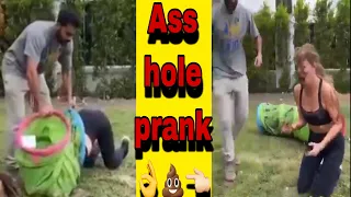 Ass hole prank 😂🤣😂😂😂🤣 girl ass hold 😂😂🤣🤣