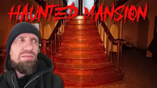 EXPLORING THE ABANDONED HAUNTED MANSION LEFT DESERTED AFTER FIRE *SCARY*