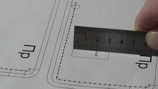 Распечатка выкройки 1к1 в AutoCad