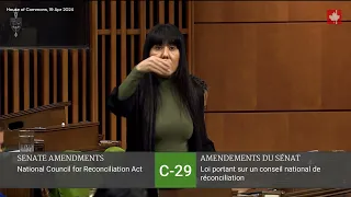 "Those in glass houses should not throw rocks": NDPer SCHOOLED on reconciliation