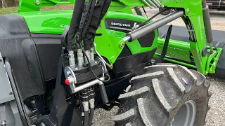 The Mighty Deutz Fahr 5GTB working in a Poultry House.