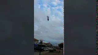 Absolutely terrifying helicopter accident caught on camera