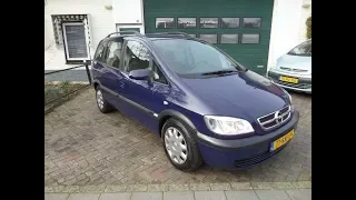 Opel Zafira 1.6 16V 2003 Blauw 7 PERSOONS!! NIEUWE APK!  (VERKOCHT)