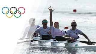 Hungary team wins Women's Kayak Four 500m gold