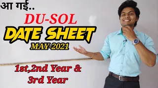DU-SOL MAY-JUNE 2021 DATESHEET | 1st Year | 2nd Year | Final Year | Annual Mode | YSC ACADEMY