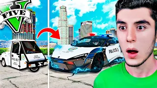 PASO del COCHE de POLICÍA mas LENTO al mas RÁPIDO de GTA 5! (Mods)