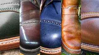 Comparing Shell Cordovan from different tanneries!!!! (Horween/Maryam/Shinki/Cloe/Rocado)