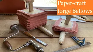 DIY blacksmith bellows from paper bags