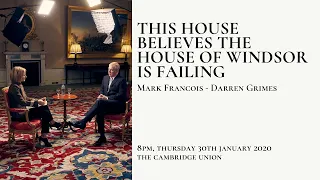 Darren Grimes | THB the House of Windsor is Failing | Cambridge Union (1/6)