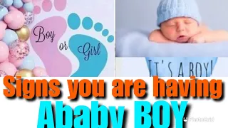 SIGNS You are Expecting BABY BOY//Early signs you are having ababy Boy