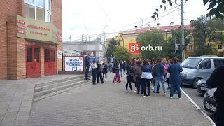 Эвакуация с центрального рынка в Оренбурге