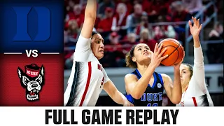 Duke vs. NC State Full Game Replay | 2023-24 ACC Women’s Basketball