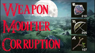 Weapon Modifier Corruption tutorial - The Legend of Zelda Breath of the Wild