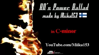 My Best 80's Power Ballad Backing Track in Cm