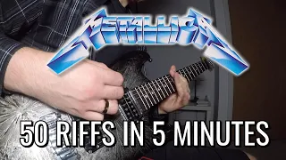 Can You Guess 50 Metallica Riffs in 5 Minutes?