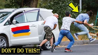 STEALING PEOPLES CAR PRANK IN ARMENIA! (GONE WRONG)