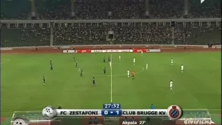 Zestafoni 3-3 Club Brugge 18.08.2011 Europa League Play-Off