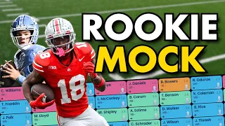 Dynasty Rookie Mock Draft (with WILD Landing Spots)