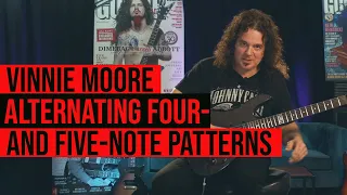 Vinnie Moore - Alternating four-and five-note patterns