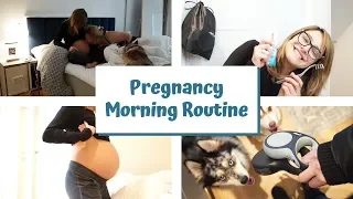 My Realistic Pregnancy Morning Routine | 3rd Trimester
