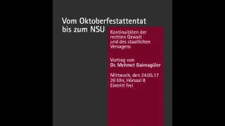 Mehmet Daimagüler: Vom Oktoberfestattentat bis zum NSU