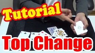 card tricks revealed/top change(second deal) tutorial/UHM