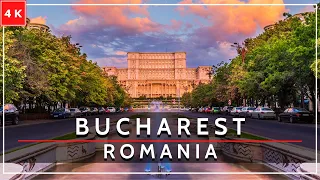 Bucharest 4K (UHD) - Bucharest Romania 4K - Bucharest 4K Video - Cinematic Travel Video