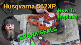 Husqvarna 562XP-How To Replace Crank Seals