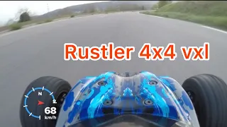 Traxxas rustler 4x4 vxl 3s stock brushless stadium truck 🦇