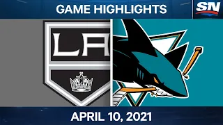 NHL Game Highlights | Kings vs. Sharks – Apr. 10, 2021
