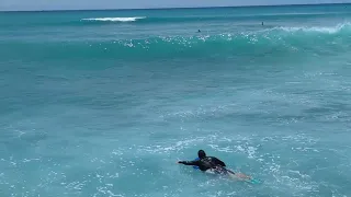 Bodyboarding The Wall Waikiki 5/9/23